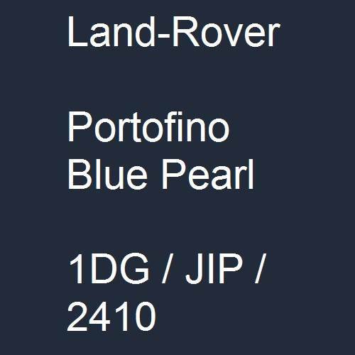 Land-Rover, Portofino Blue Pearl, 1DG / JIP / 2410.